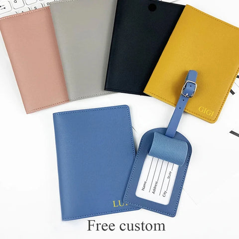 Customizable Passport Cover & Luggage Tag