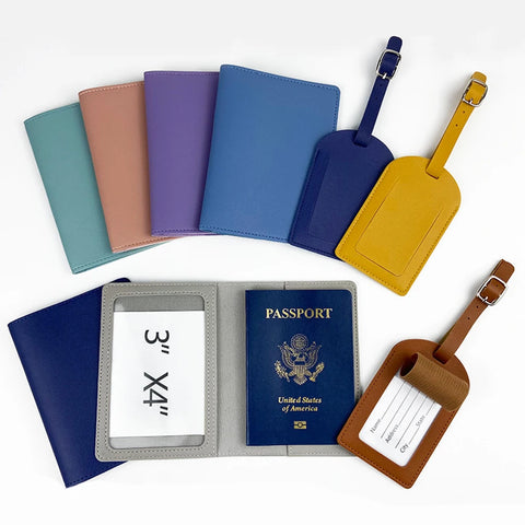 Customizable Passport Cover & Luggage Tag
